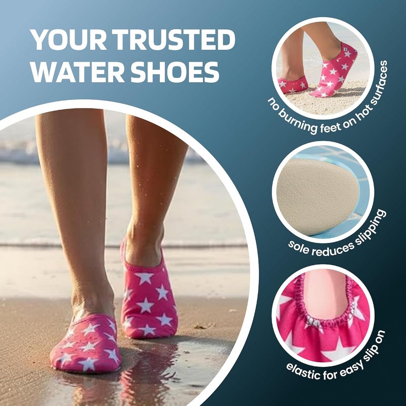 Slipstop water shoes for Women and Men - Quick-Dry Aqua Pool Socks Beach Shoes - Barefoot Shoes for Yoga, Indoor and outdoor activity - Black … - Image 2