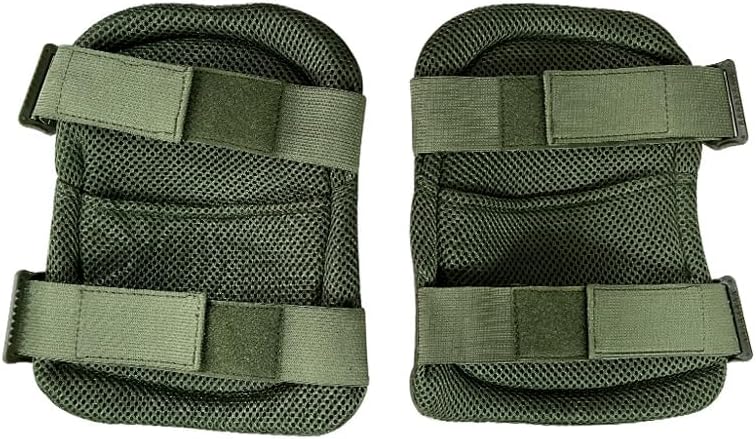 First to act tactical مجموعة وسادات الركبة والكوع التكتيكية العسكرية، وسادات حماية للركبة والكوع للعبة الإيرسوفت، معدات حماية للقتال والبيسبول والتزلج والرياضات الخارجية - Image 2