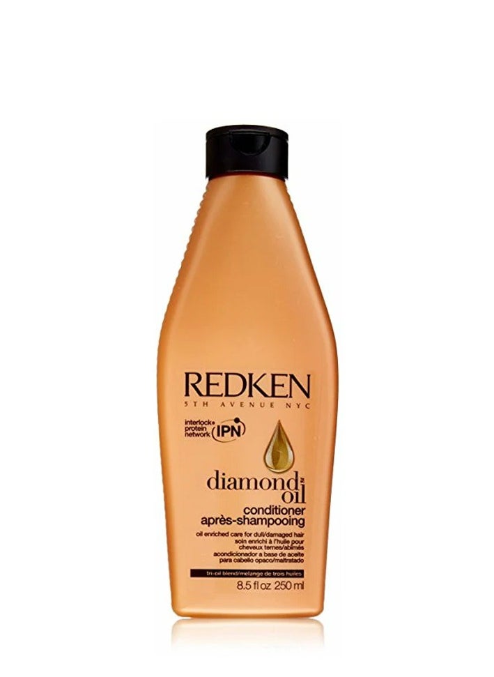 REDKEN - Redken Diamond Oil Conditioner is specially formulated for dull, damaged hair - 250 ml - Image 1