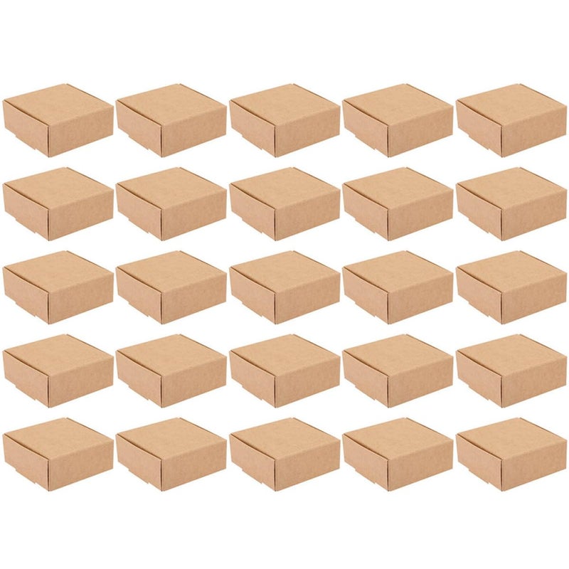 Natural Kraft Paper Mailing Boxes 25pcs For Packaging Shipping And Storage - Image 2