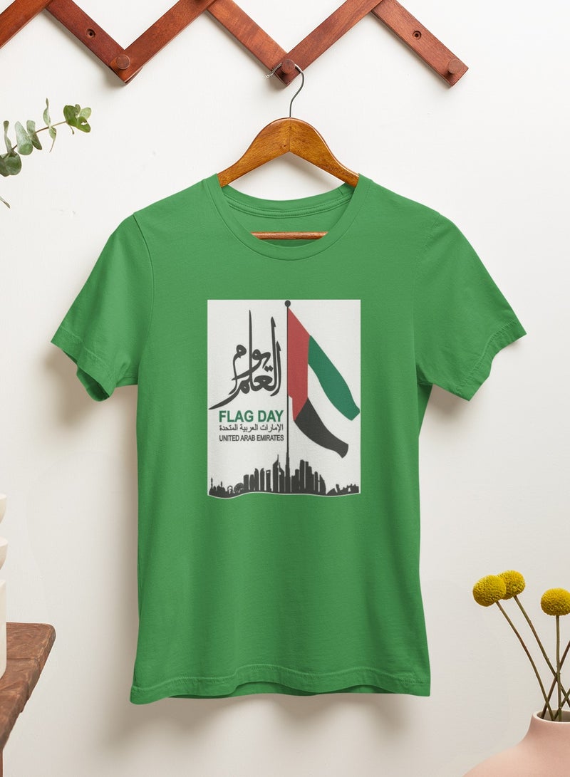 ZOOM تي شيرت احتفال يوم العلم الإماراتي للأطفال والبالغين