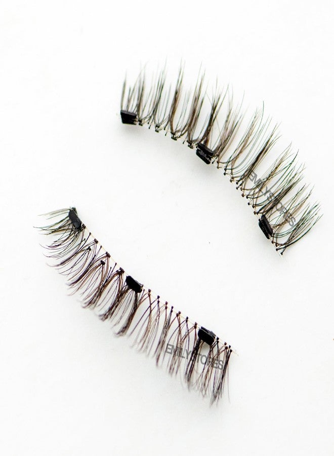 إميليستورز رموش صناعية مغناطيسية من إيميلي ستورز، بنية اللون، ذات مظهر طبيعي، قابلة لإعادة الاستخدام مع أداة وضع. - Image 2