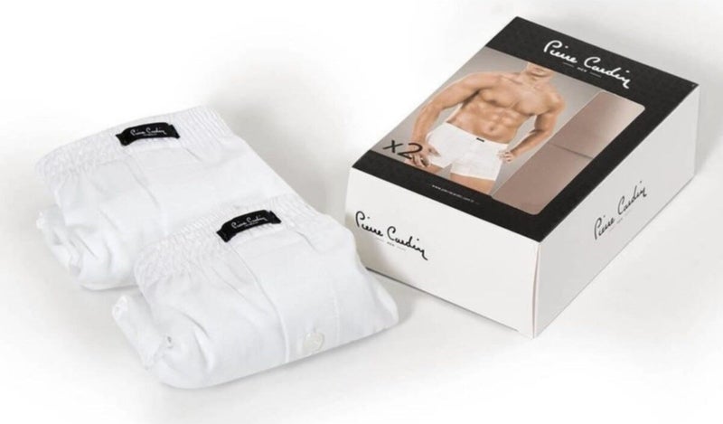 pierre cardin 6 Piece Cotton White Men's Boxer  - Image 1