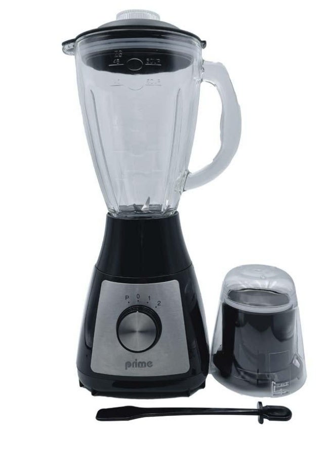 Prime Blender 2 Speeds 550W 1.5 L Black and Stainless Steel