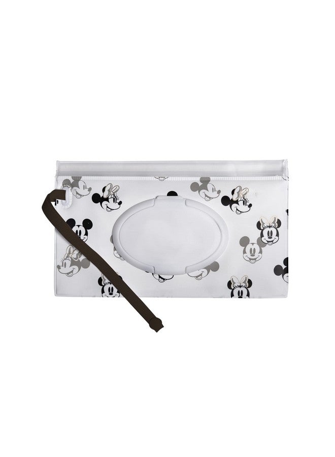 J.L. Childress Disney Baby by J.L. Childress Reusable Wet Wipes Case, 2-Pack - Refillable Wipes Holder - Disney World Travel Essential - Includes Wrist Strap - Mickey and Minnie Mouse  - Image 4
