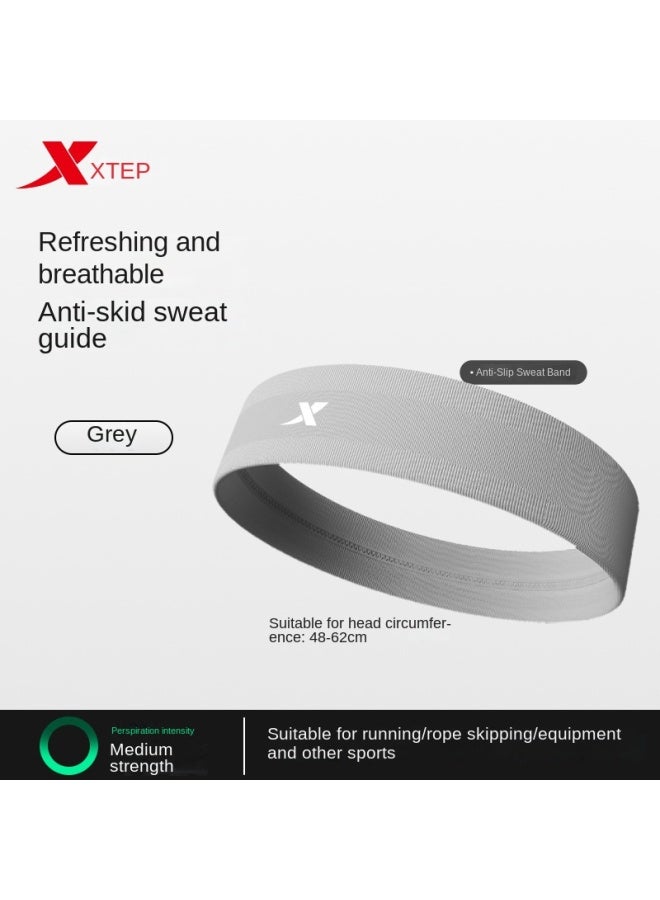 إكستيب Xtep عصابة رأس رياضية لللياقة البدنية والجري وتنس الريشة وكرة السلة للرجال والنساء عصابات رأس عصرية قابلة للتنفس تمتص العرق وتطرد العرق مضادة للعرق - Image 1