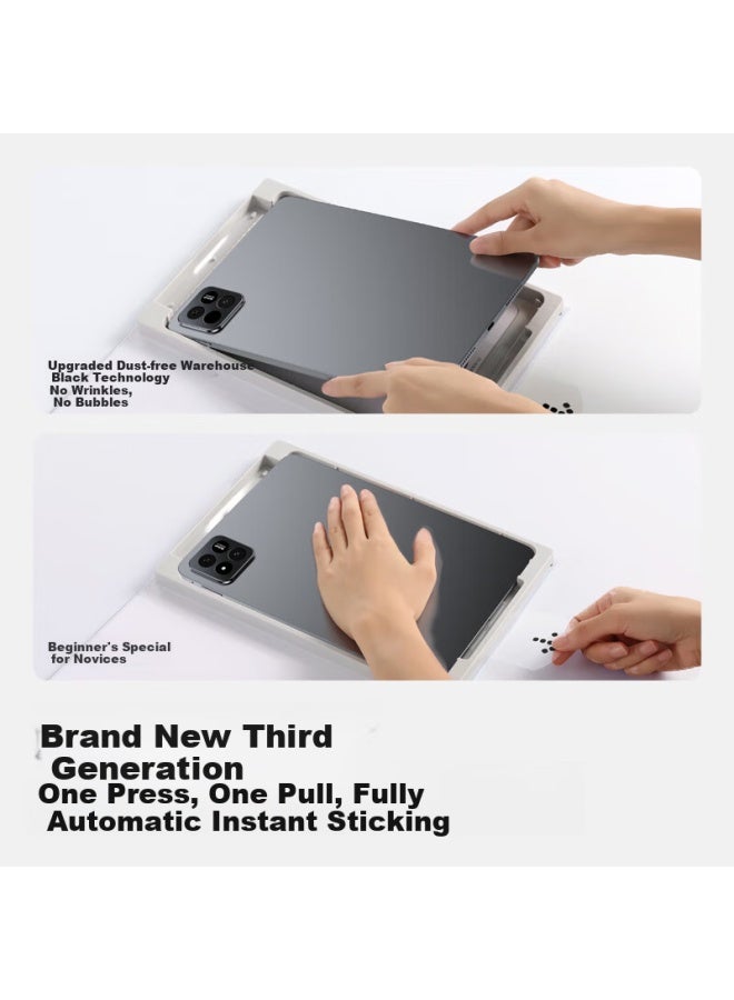 Smartdevil Tempered Glass Screen Protector For Xiaomi Pad 7/7 Pro, 11.2-Inch Full Screen High Definition Anti-Fingerprint Dustproof Film With Easy Installation For Xiaomi 7 Pro Tablet - Image 3