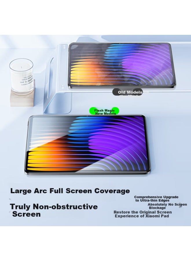 Smartdevil Tempered Glass Screen Protector For Xiaomi Pad 7/7 Pro, 11.2-Inch Full Screen High Definition Anti-Fingerprint Dustproof Film With Easy Installation For Xiaomi 7 Pro Tablet - Image 5