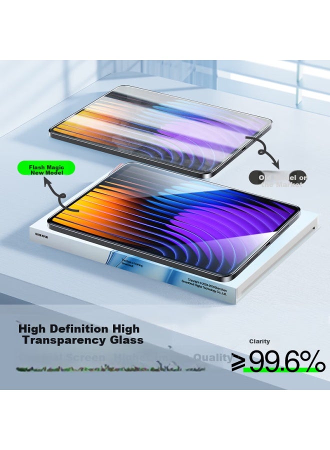 Smartdevil Tempered Glass Screen Protector For Xiaomi Pad 7/7 Pro, 11.2-Inch Full Screen High Definition Anti-Fingerprint Dustproof Film With Easy Installation For Xiaomi 7 Pro Tablet - Image 4