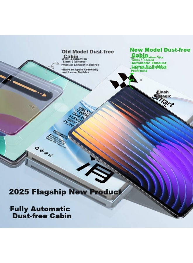 Smartdevil Tempered Glass Screen Protector For Xiaomi Pad 7/7 Pro, 11.2-Inch Full Screen High Definition Anti-Fingerprint Dustproof Film With Easy Installation For Xiaomi 7 Pro Tablet - Image 2