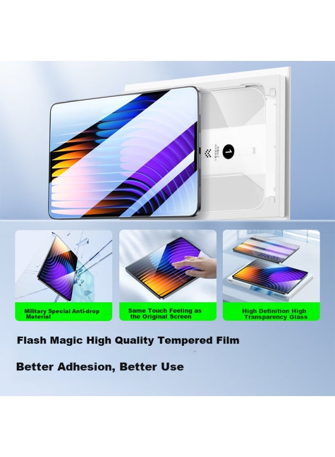 Smartdevil Tempered Glass Screen Protector For Xiaomi Pad 7/7 Pro, 11.2-Inch Full Screen High Definition Anti-Fingerprint Dustproof Film With Easy Installation For Xiaomi 7 Pro Tablet - Image 1