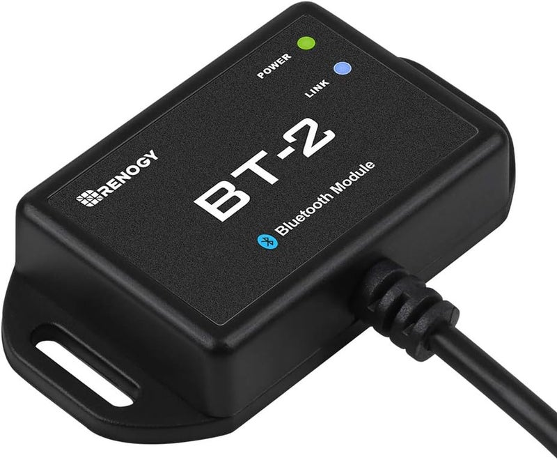 Renogy BT-2 Bluetooth Module RJ45 Communication Port Wirelessly Monitor Real-time Insight Precise Control, Compatible Solar Charge Controllers, Battery Charger, Inverter, BT-2 RS485 - Image 1