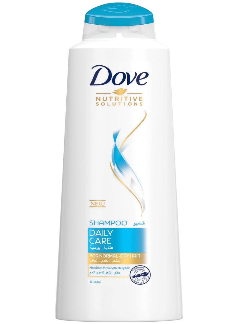 Dove Shampoo Daily Care For Dry Hair-600Ml - Image 2