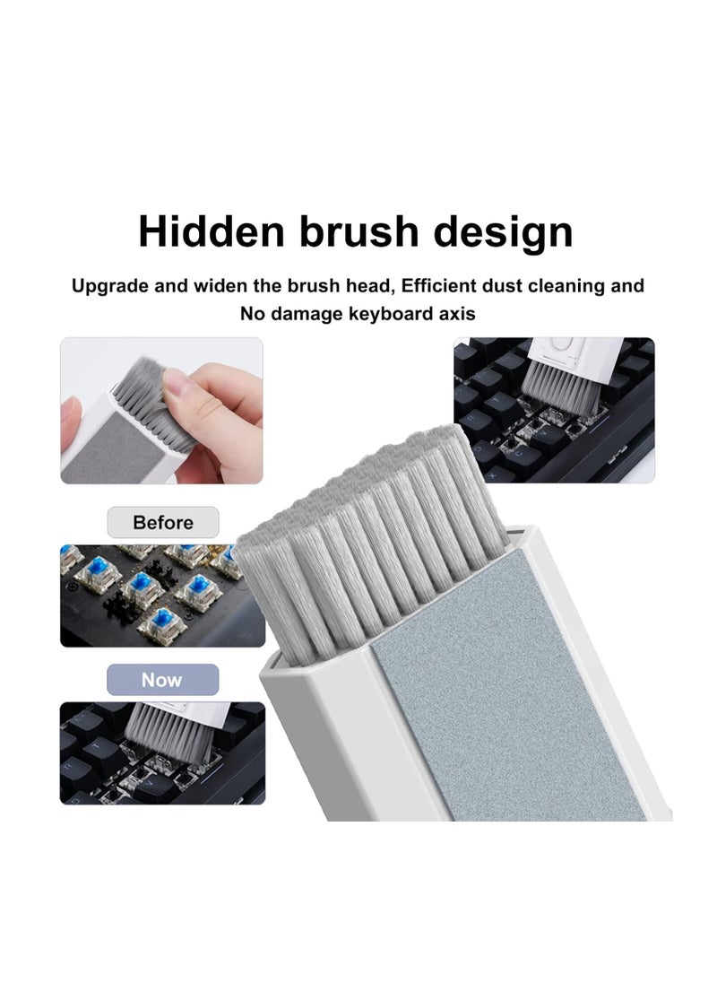 Generic - 8 in 1 Electronics Cleaning Kit, 3 in 1 Cleaning Pen for AirPods Pro, Keyboard Cleaning Kit with Soft Brush, Multifunctional Cleaning Tools for iPhone Charging Port, Earphones, and Laptop Screen - Image 1
