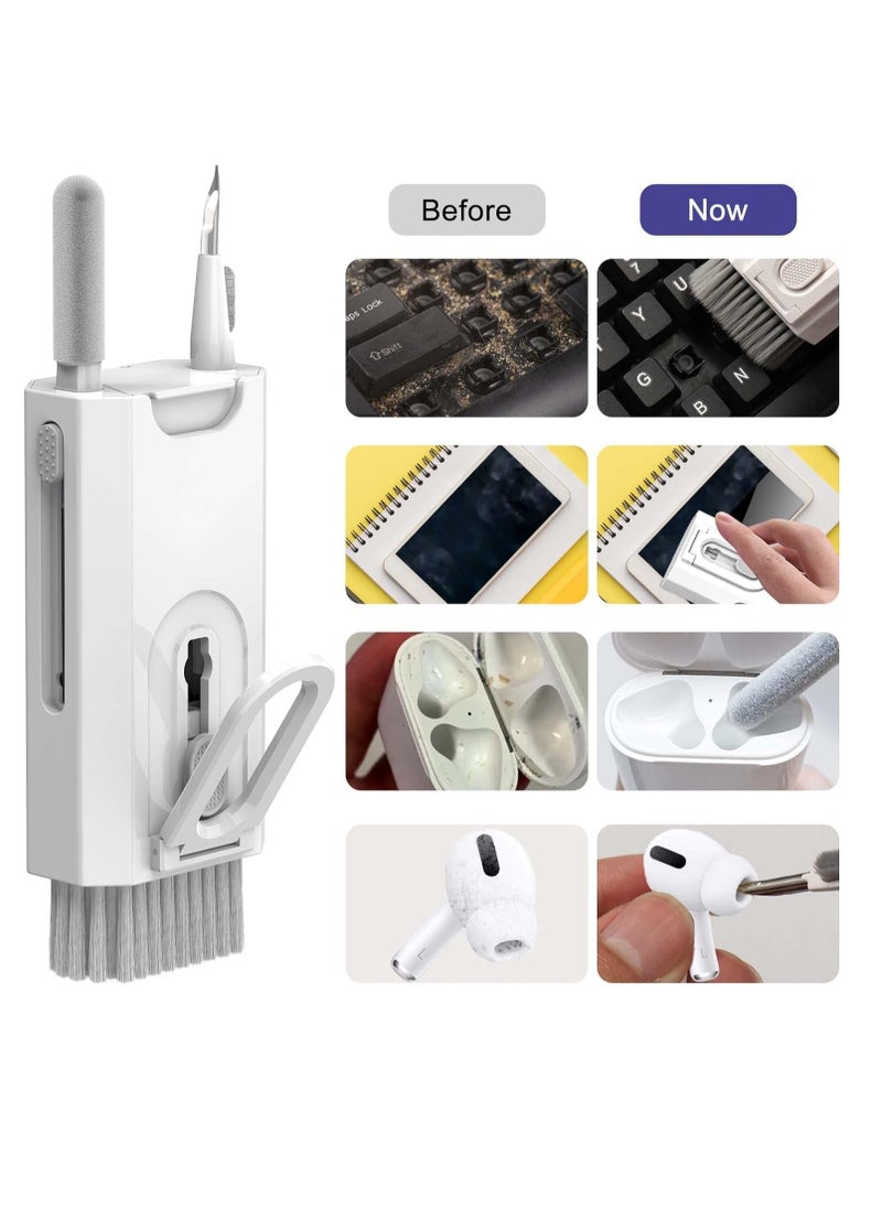 Generic - 8 in 1 Electronics Cleaning Kit, 3 in 1 Cleaning Pen for AirPods Pro, Keyboard Cleaning Kit with Soft Brush, Multifunctional Cleaning Tools for iPhone Charging Port, Earphones, and Laptop Screen - Image 1
