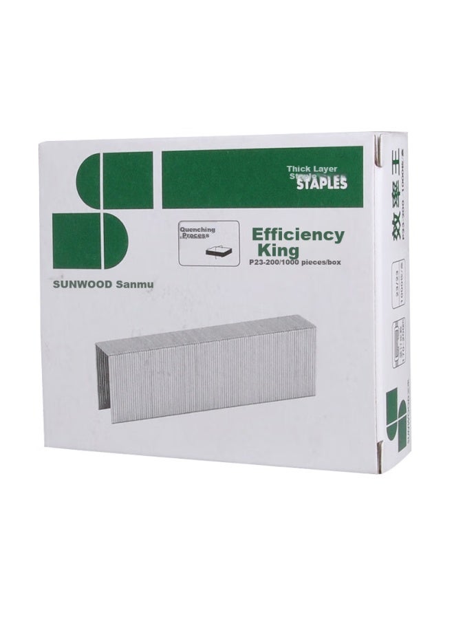 Sunwood Efficiency King Series 23/23 Staples, 1000 Pieces/box, 10 Boxes, P23-200 - Image 3