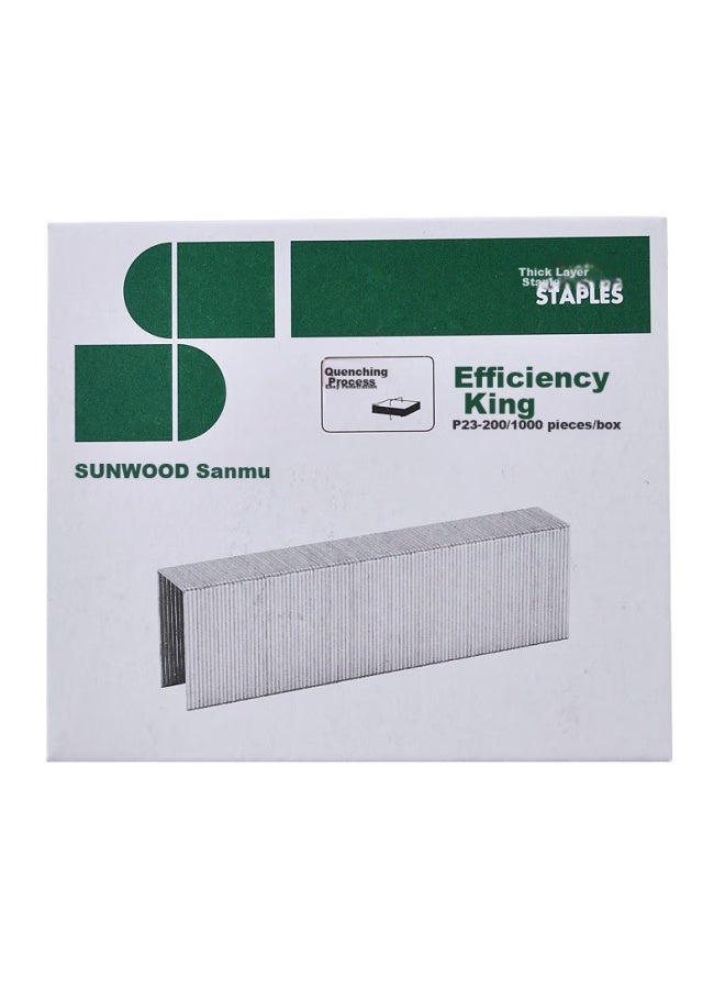 Sunwood Efficiency King Series 23/23 Staples, 1000 Pieces/box, 10 Boxes, P23-200 - Image 2