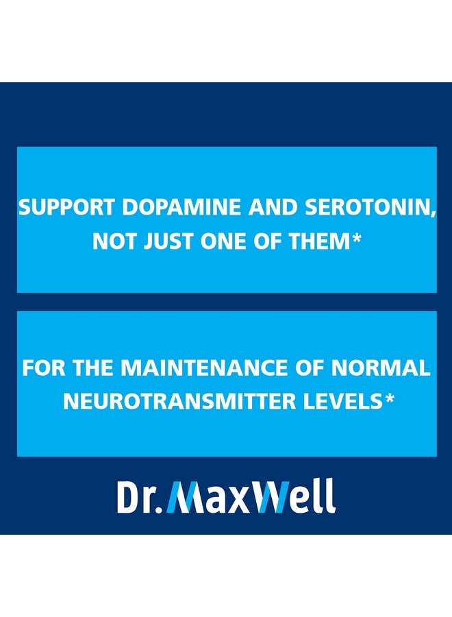 Dr. Maxwell Serotonin and Dopamine Supplements, Better Than Dopamine or Serotonin Support Only. Helps Maintain Normal Neurotransmitter Levels. Mucuna Pruriens, 5-HTP, 60 Capsules Women Men - Image 3
