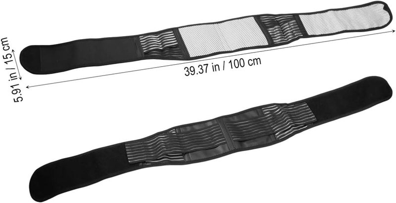 cheekyglo Magnetic Waist Heating Belt, Elastic Self- Heating Magnetic Back Waist Support Lumbar Brace Belt- Size M Back Brace - Image 2