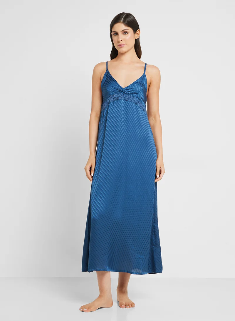Khizana Night Slip Dress With Robe