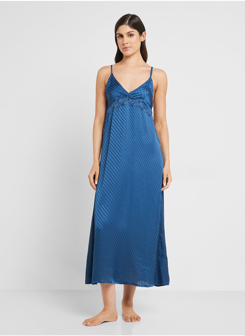 Khizana Night Slip Dress With Robe  - Image 4