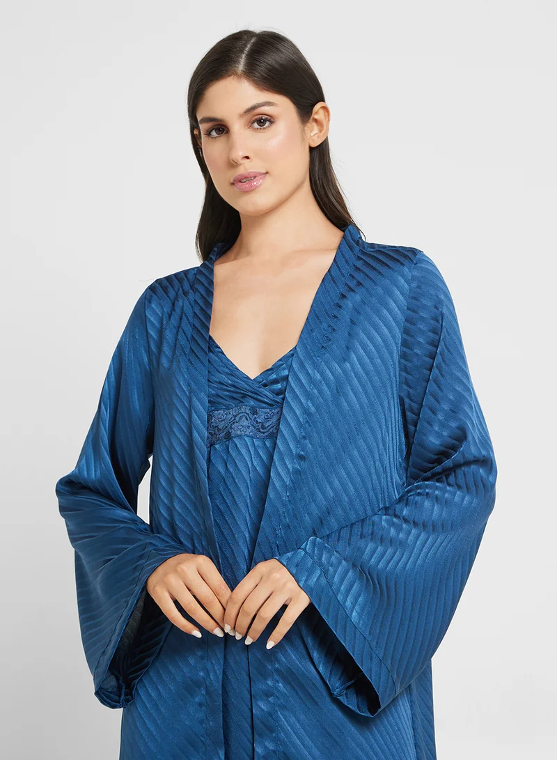 Khizana Night Slip Dress With Robe