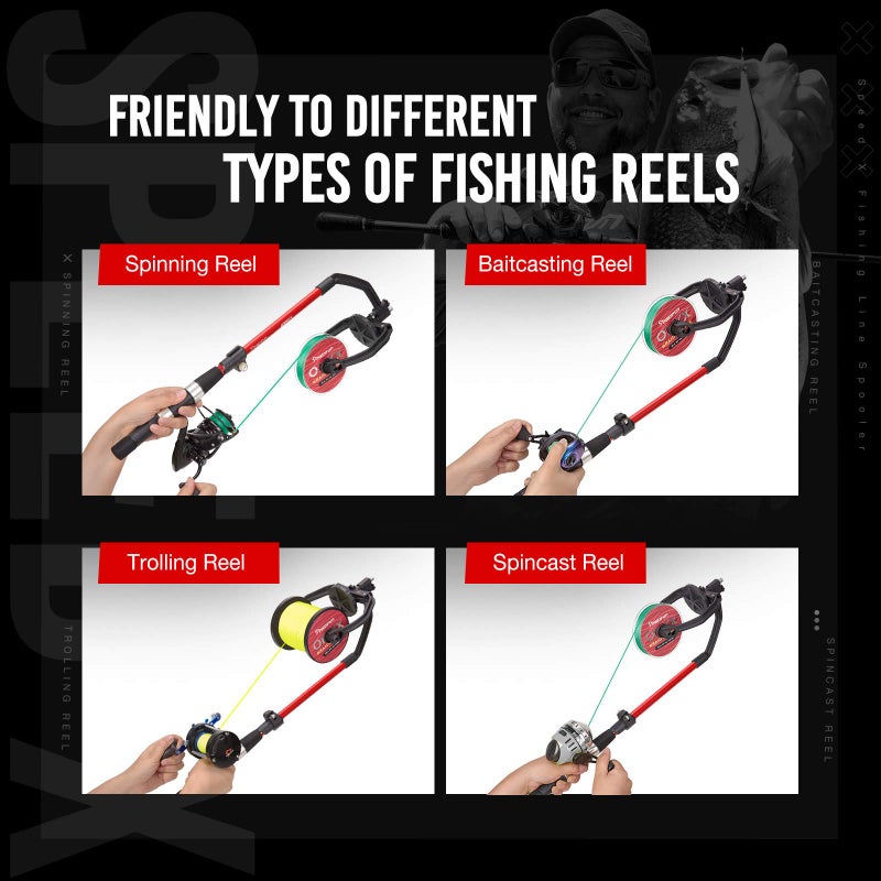 Piscifun Speed X Fishing Line Winder with Unwinding - Spooling Station for Spinning, Cast, and Spincast Reels - Image 3