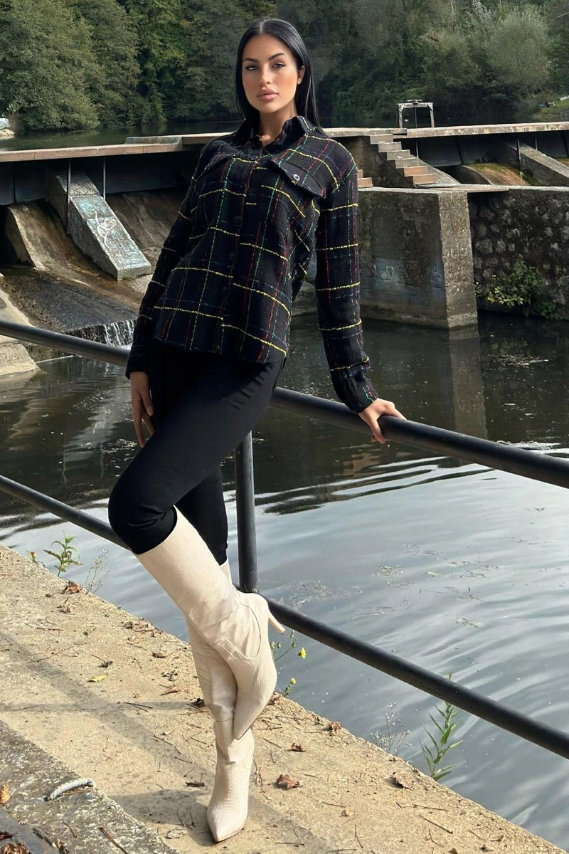 Weshaya Jacket Women Black-Yellow - Image 2