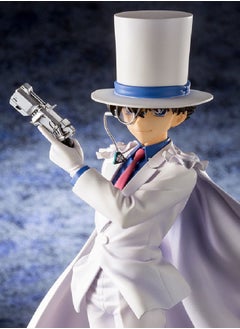 General Famous detective Conan in white dress, standing posture, strange pirate Kidd desktop decoration, black feather Kuaidou character model collection, decorative toys, gifts for family and friends  - Image 5