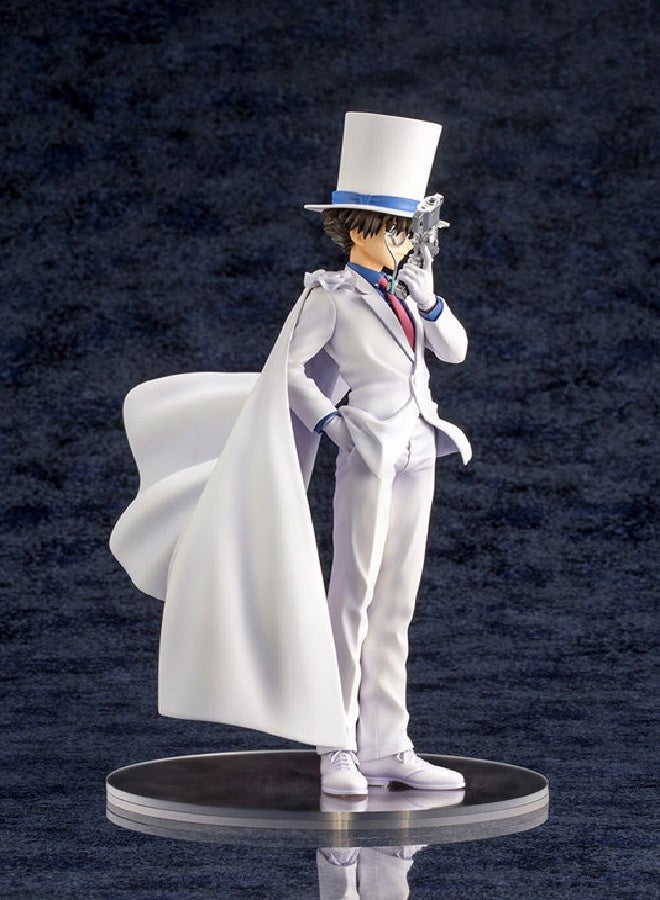 General Famous detective Conan in white dress, standing posture, strange pirate Kidd desktop decoration, black feather Kuaidou character model collection, decorative toys, gifts for family and friends  - Image 4