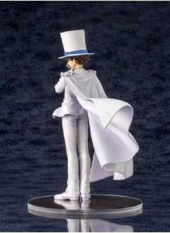 General Famous detective Conan in white dress, standing posture, strange pirate Kidd desktop decoration, black feather Kuaidou character model collection, decorative toys, gifts for family and friends  - Image 3
