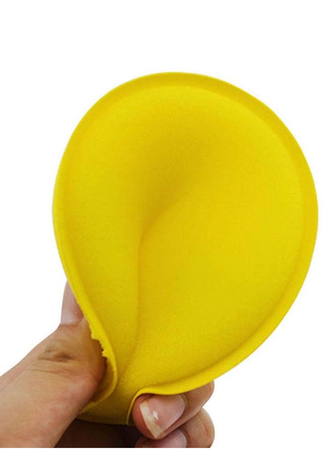 HAWAWA 6pcs Wax Applicator Foam Sponge, 4" Diameter Ultra-Soft Detailing Applicator Pads for Any Cars, Truck, Boat, Motorcycle and RV, Round Sponge Wax Polish for Hand Polish Cleaning Tool Yellow  - Image 3