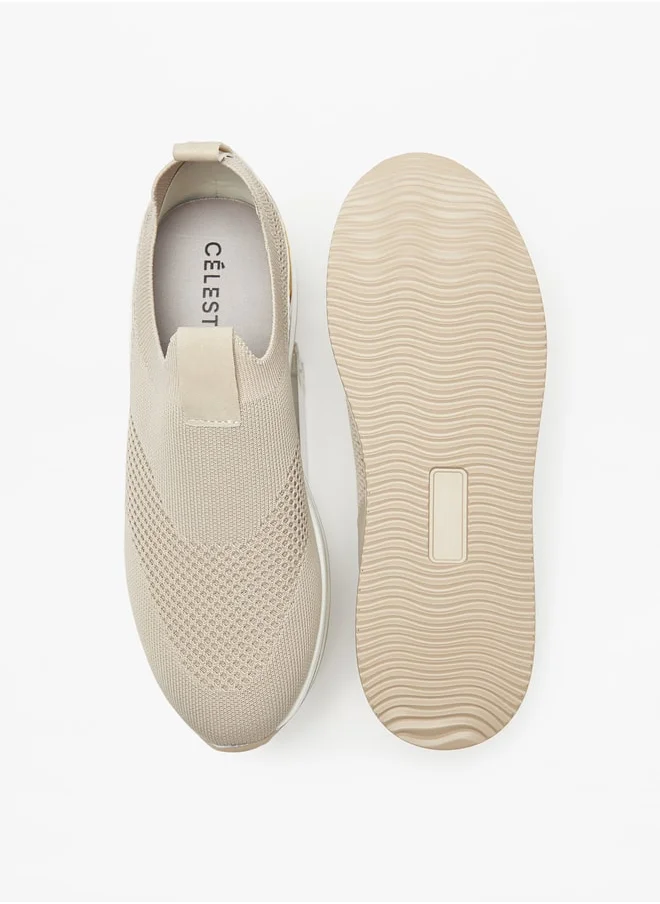 سيليست Women Textured Slip On Sneakers