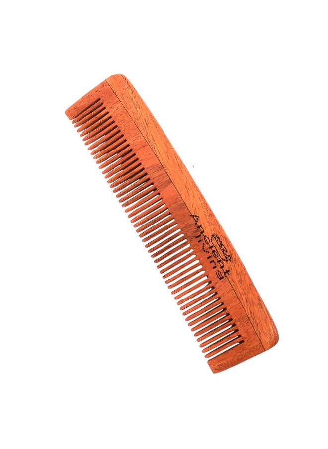 Ancient Living Neem Wood Comb For Healthy Hair - Single Teeth 