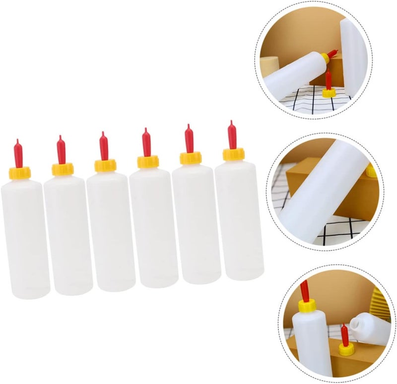6 Packing Nipple Feeder for Cattle and Sheep 400ml Bottle White - Image 2