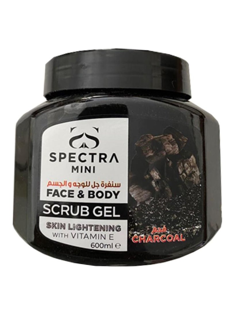 Charcoal Face & Body Scrub 600ml from Mini Spectra