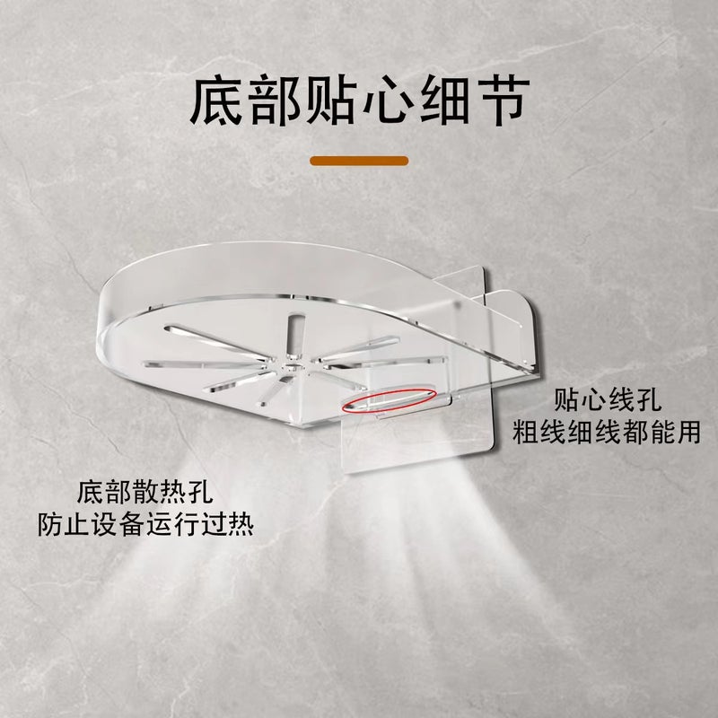 Punch-Free Home Camera Bracket Wall-Mounted Monitoring Bracket Various Monitoring Universal Shelf Punch-Free Wall-Mounted - Image 5