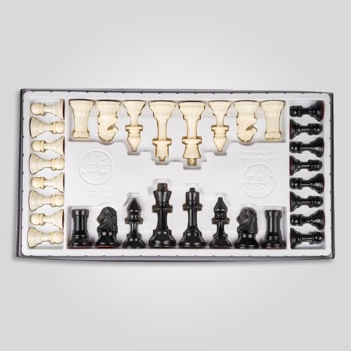Ratna's Legend Magnetic Chess Jumbo Size Foldable Magnetic Chess Board Set with Magnetic Pieces Having Storage Case for Each Piece, Board Games for Kids and Adults (16.5x16.5 Inches) - Image 3