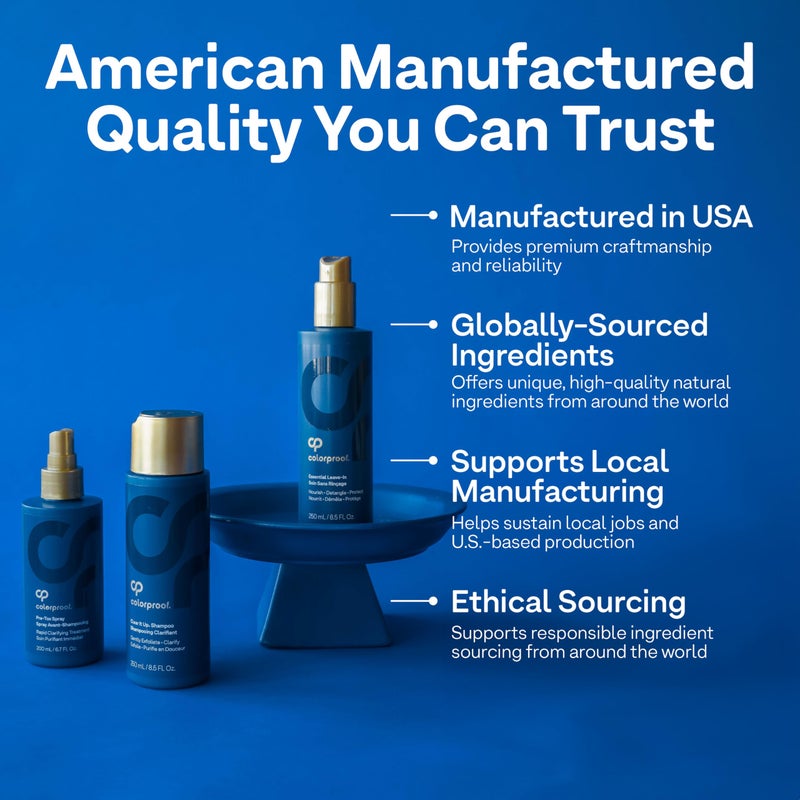 Colorproof Clear It Up Clarifying Shampoo 1.7 Fl. Oz. Travel Size Shampoo for Color Treated Hair, Coconut & Lemongrass Scent - Image 4