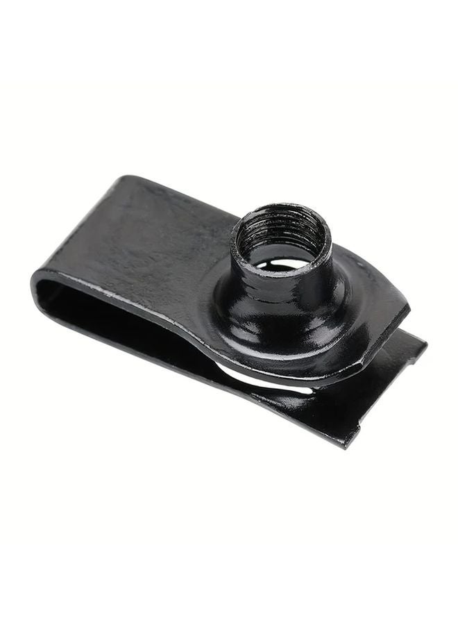 50pcs Metal U Shaped Nut Fastener Fender Mudguard Clamp Fixing Clip Car Auto Parts - Image 2