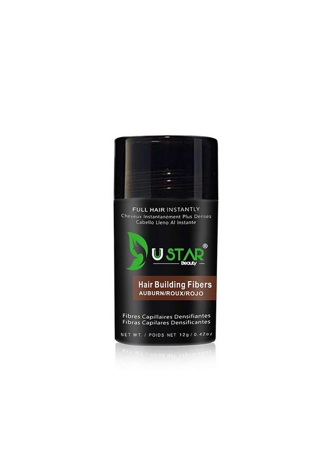 USTAR Hair Building Fibers Hair Loss Concealer For Thinning Hair Auburn 0.42Oz 12G - Image 1