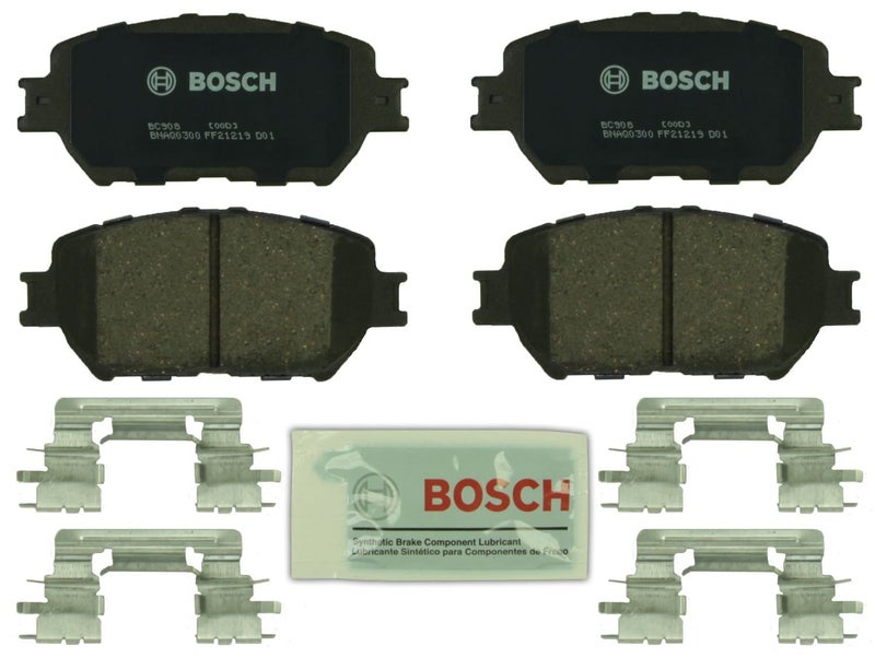 BOSCH BC908 QuietCast Premium Ceramic Disc Brake Pad Set - Compatible with Select Lexus GS300, IS250; Toyota Camry; FRONT - Image 2