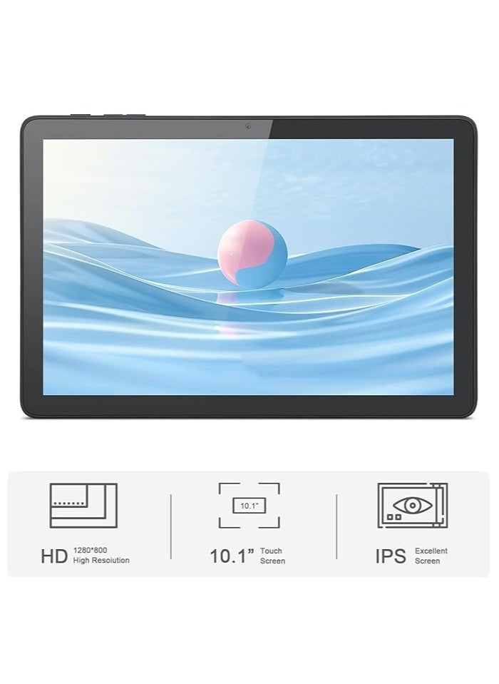 tablet CM8800 with a 10-inch screen supports a SIM card and a 5G band Wi-Fi network with 8 GB RAM and 512 GB storage space and a large 10,000 mAh battery and works with accessories inside the box with the Android system (black)