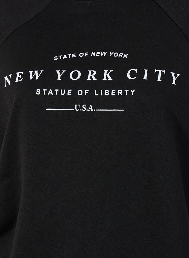 Styli New York City Raglan Sleeves Top & Joggers Lounge Set - Image 3