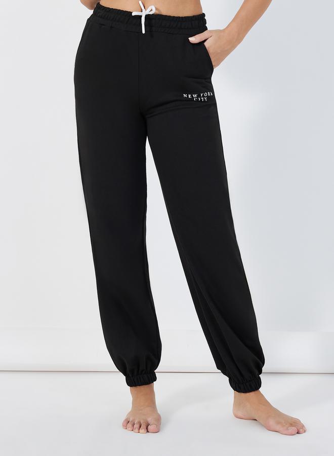Styli New York City Raglan Sleeves Top & Joggers Lounge Set - Image 5