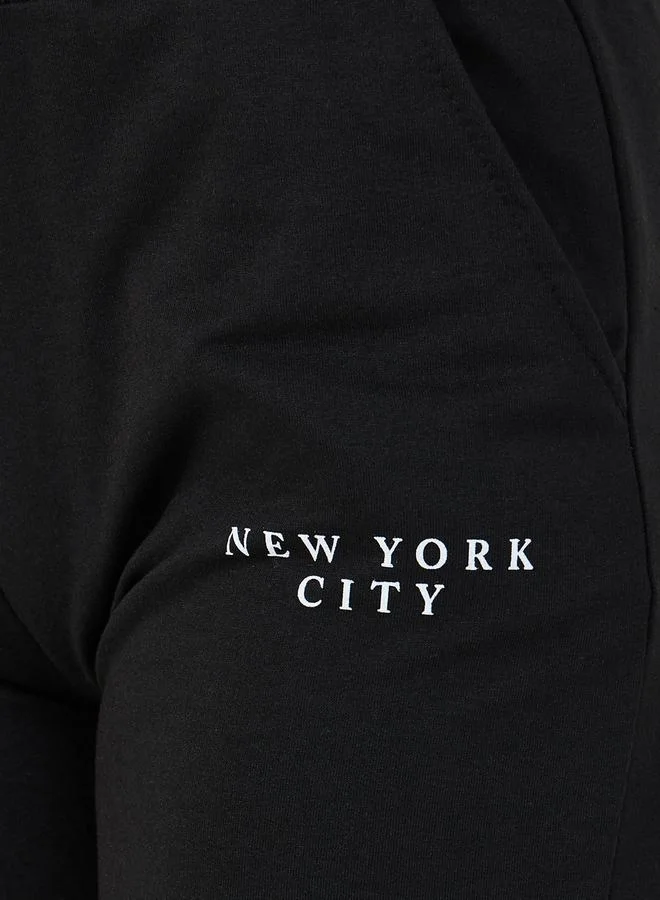 Styli New York City Raglan Sleeves Top & Joggers Lounge Set