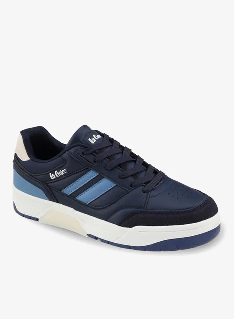 Lee Cooper Men Striped Lace-Up Ankle Sneakers