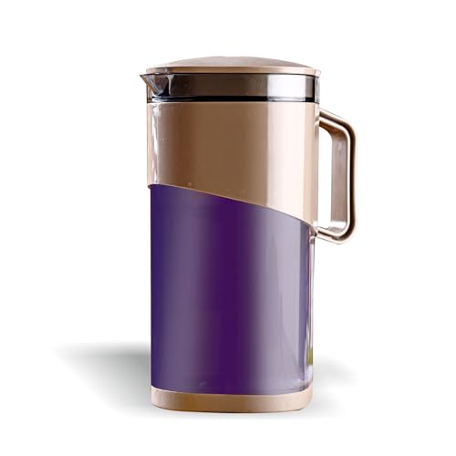 Ganesh Plastic Ravish Jug with Lid to Serve Ice Tea, Juice, Cocktail, Mocktail, Beverages, for Dining Table-Color May Vary,1600 ml - Image 2