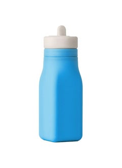 OMIE Soft Silicone Water Bottle, Blue  - Image 1
