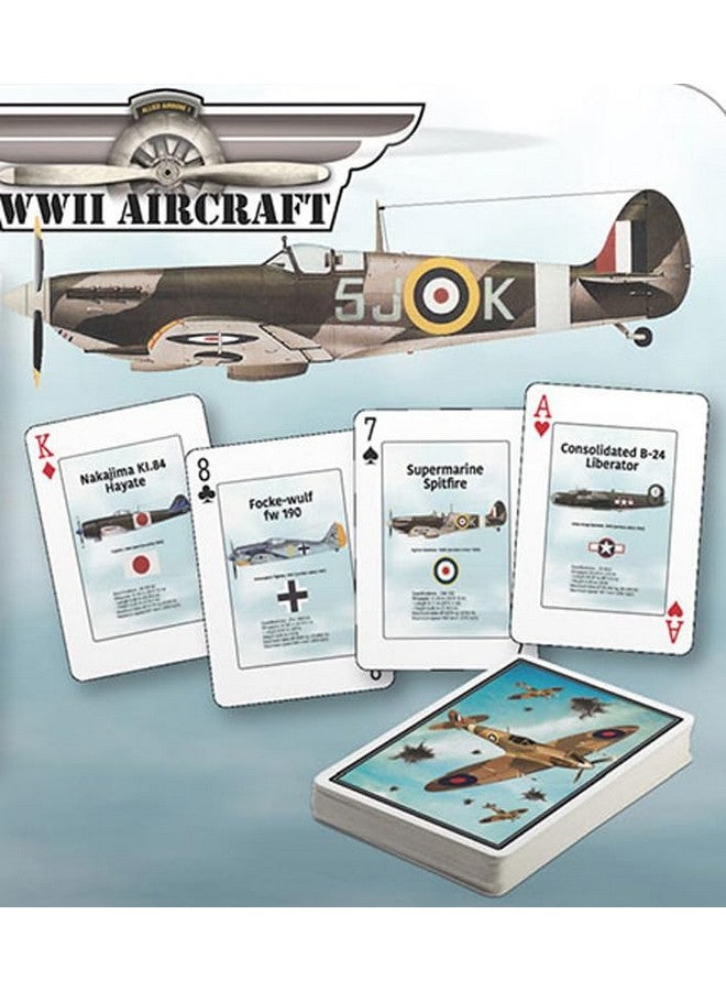 EuroGraphics WWII Aircraft Playing Cards - Image 2